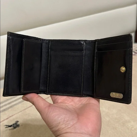 Fendi Canvas Compact Tri-Fold Wallet - Picture 5 of 13